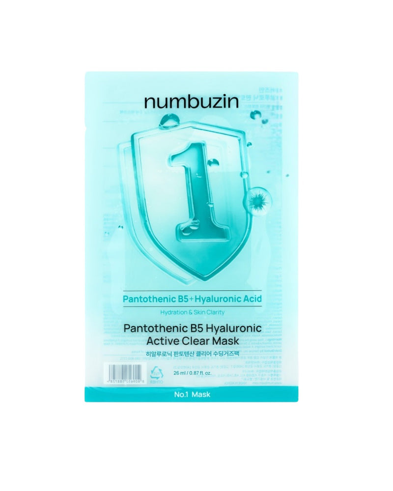 [ numbuzin ] No.1 Pantothenic B5+Hyaluronic Active Clear Mask 26ml