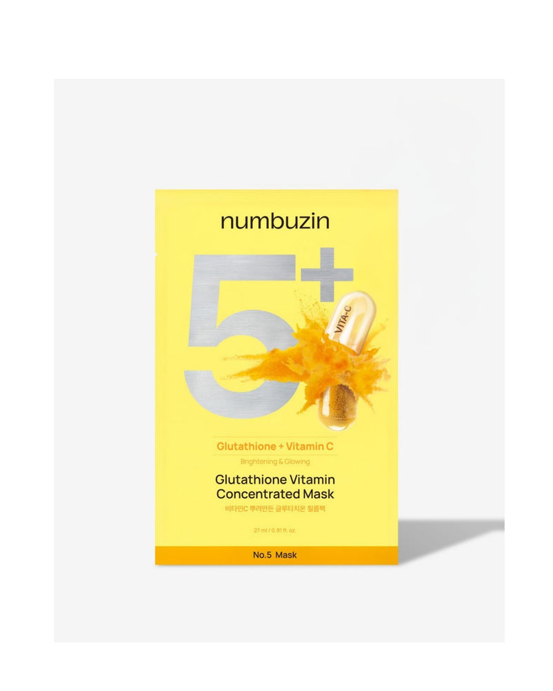 [ numbuzin ] No.5+ Glutathione Vitamin Concentrated Mask 27ml
