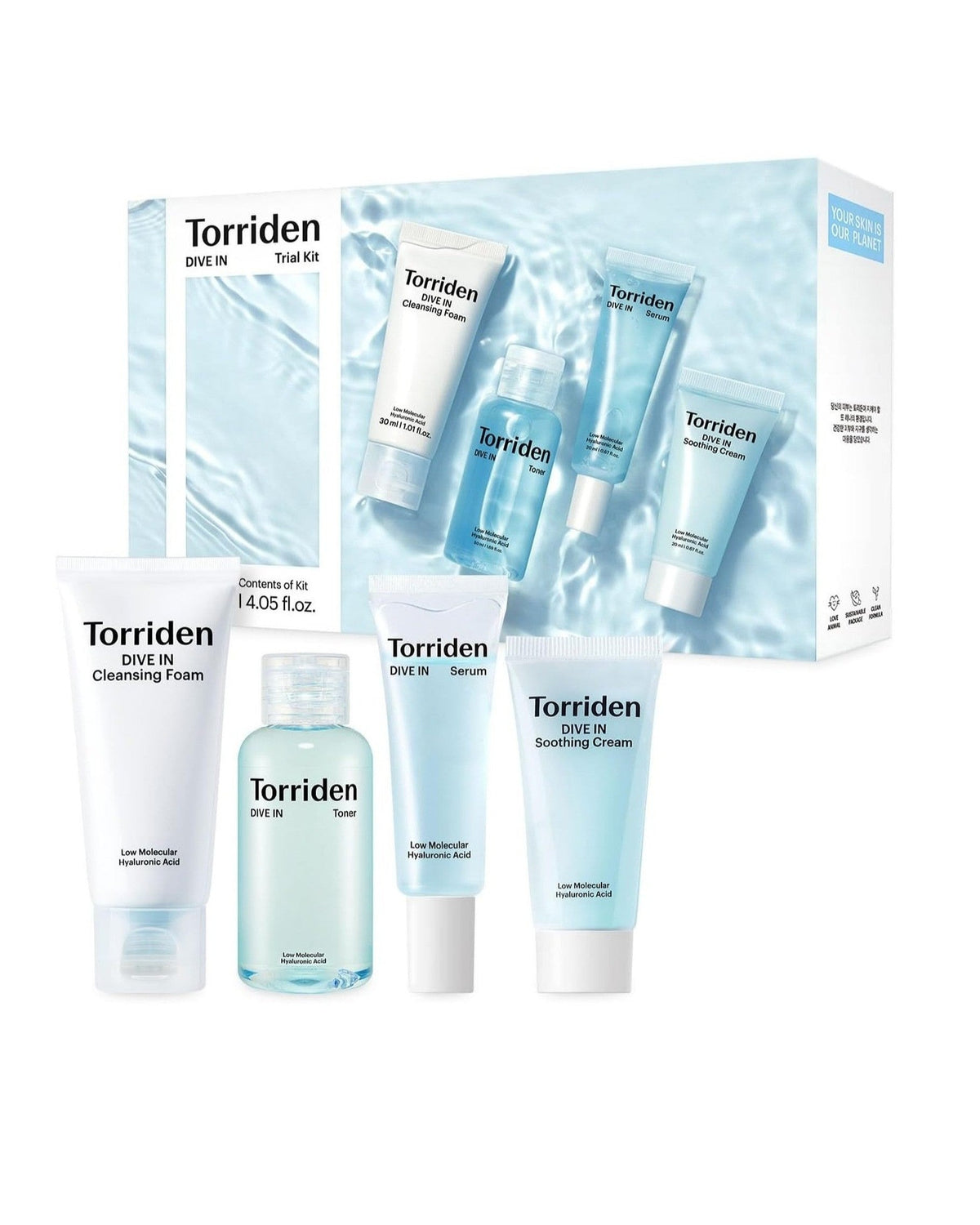 [ Torriden ] DIVE-IN Trial Kit (4-Step Regimen)