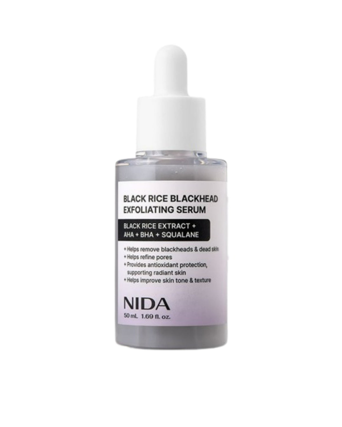 [ NIDA ] Black Rice Blackhead Exfoliating Serum 50ml