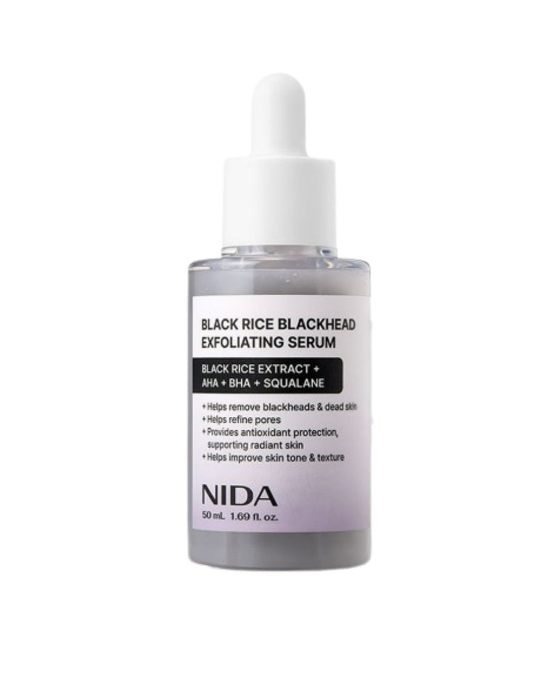 [ NIDA ] Black Rice Blackhead Exfoliating Serum 50ml