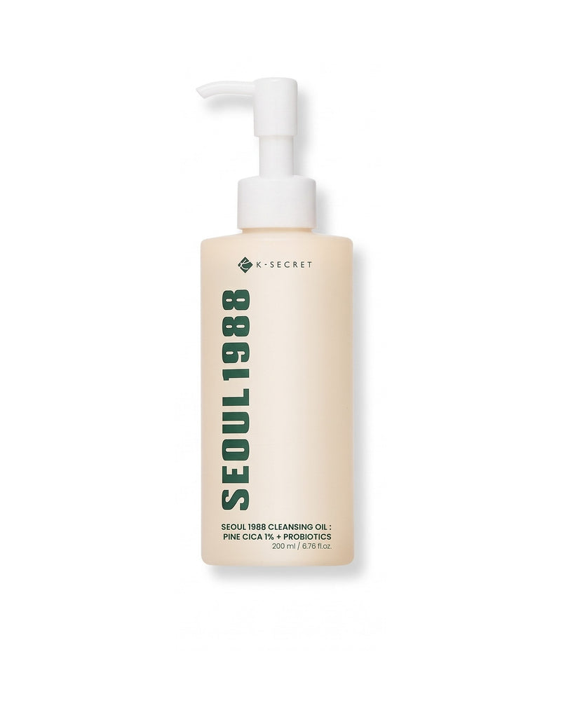 [ K-SECRET ] SEOUL 1988 Cleansing Oil: Pine Cica 1% + Probiotics 200ml