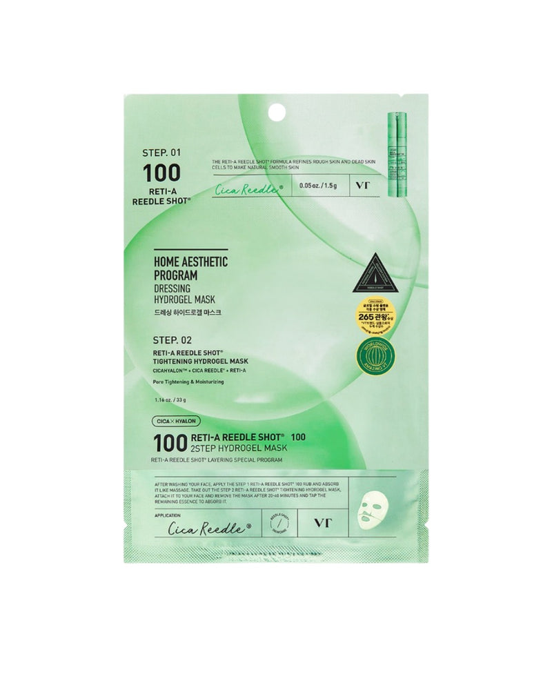 [ VT ] Reti-A Reedle Shot 100 2-Step Hydrogel Mask