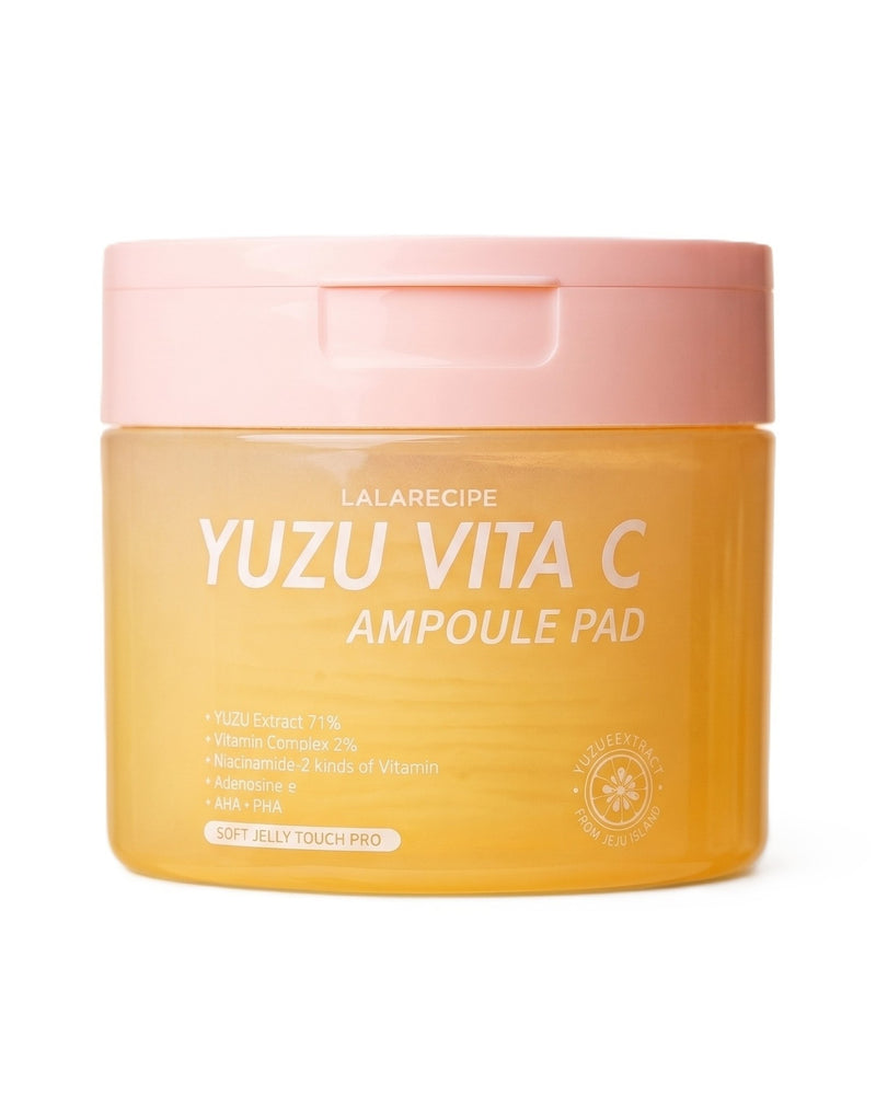[ LALARECIPE ] Yuzu Vita C Ampoule Pad 150g 80 pads
