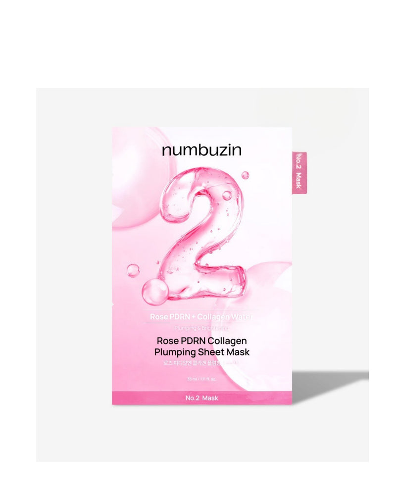 [ numbuzin ] No.2 Rose PDRN Collagen Plumping Sheet Mask 33ml (5ea)