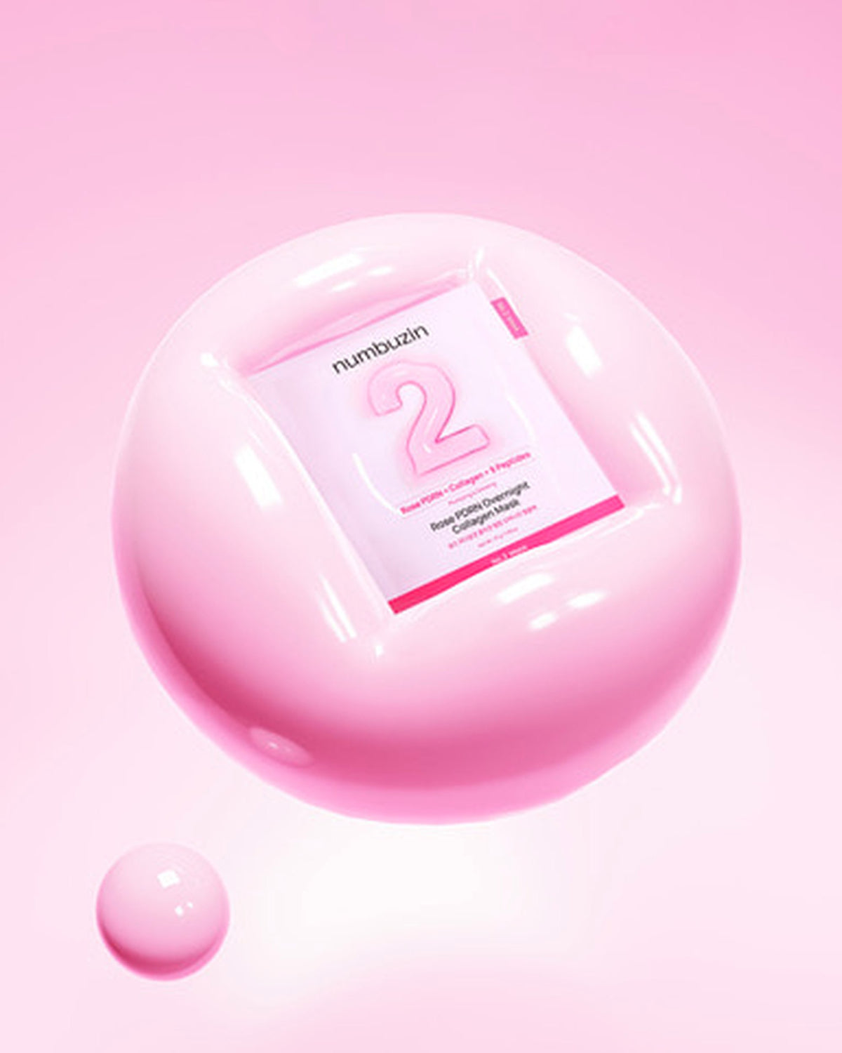 [ numbuzin ] No.2 Rose PDRN Overnight Collagen Mask 37g (4ea)