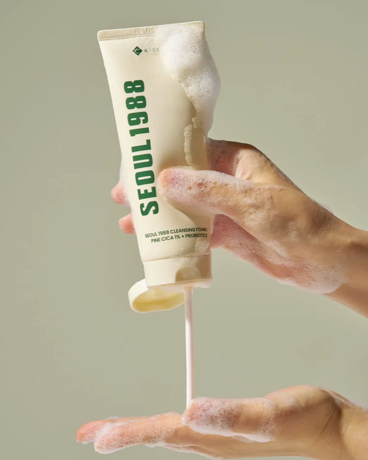 [ K-SECRET ] SEOUL 1988 Cleansing Foam : Pine Cica 1% + Probiotics 150ml