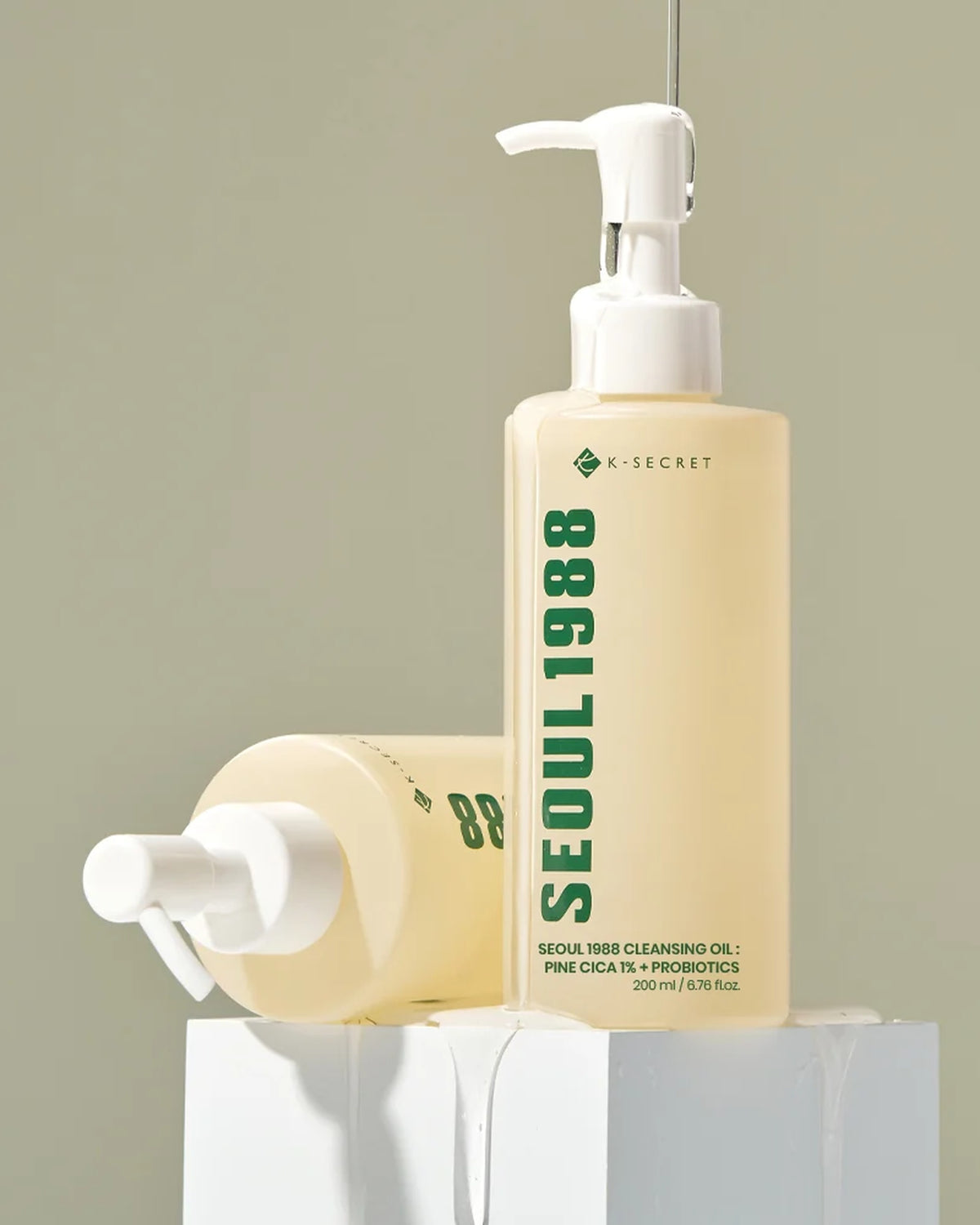 [ K-SECRET ] SEOUL 1988 Cleansing Oil: Pine Cica 1% + Probiotics 200ml