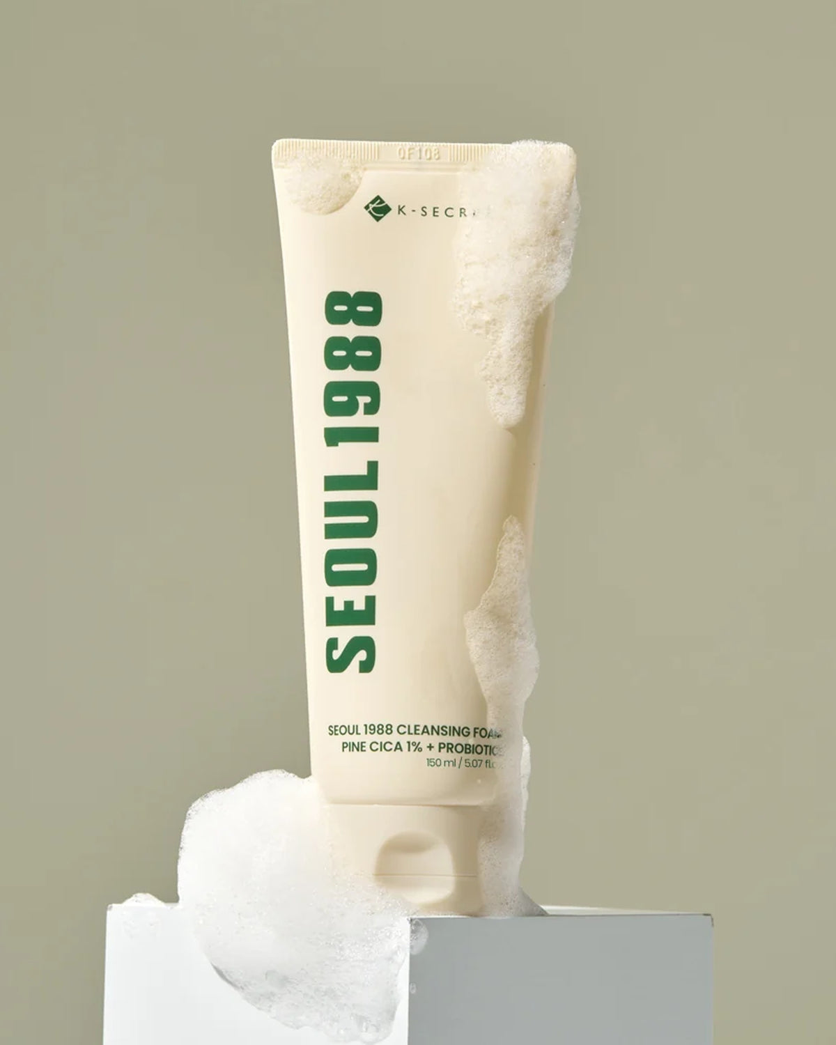 [ K-SECRET ] SEOUL 1988 Cleansing Foam : Pine Cica 1% + Probiotics 150ml