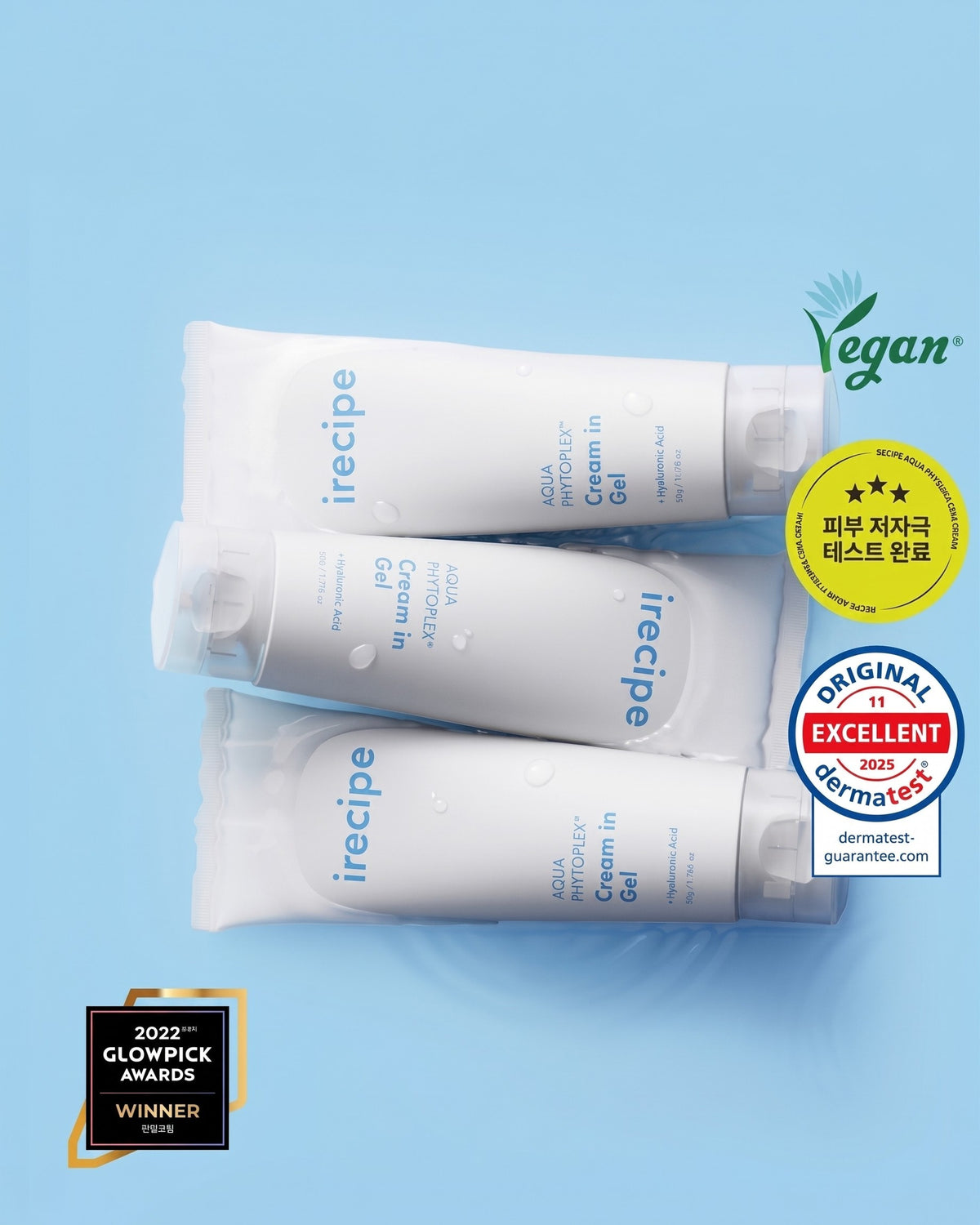 [ irecipe ] Aqua Phytoplex Cream in Gel 100ml