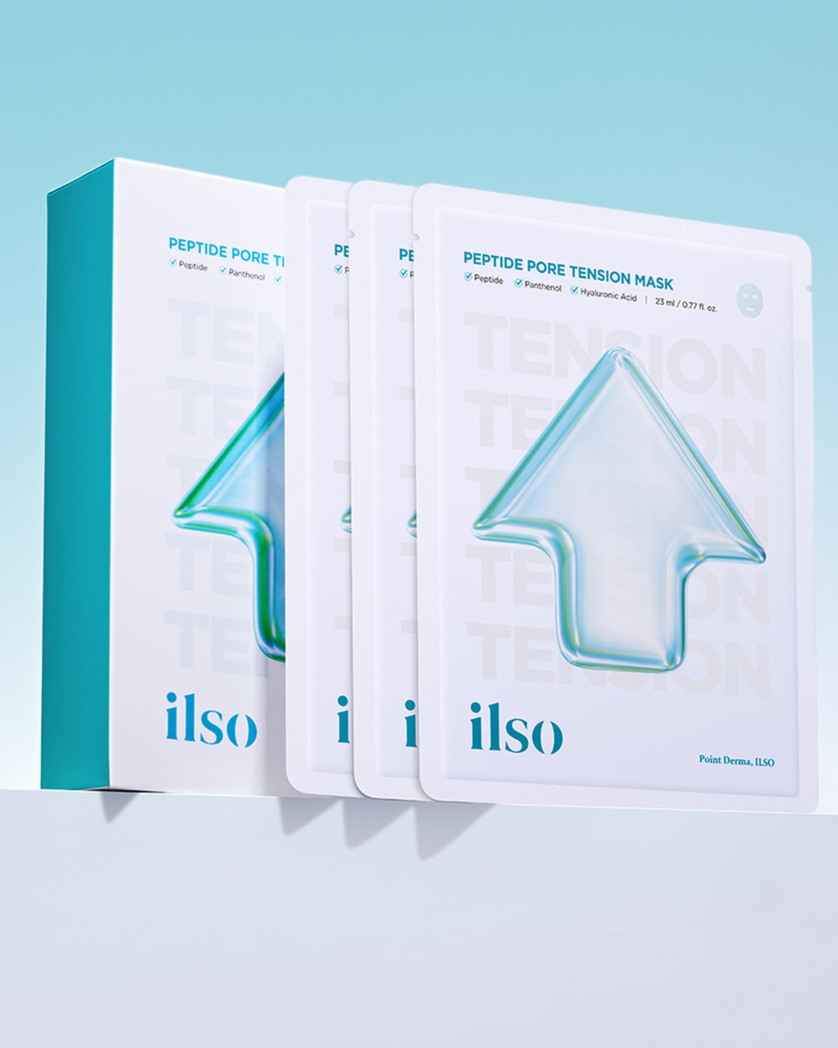 [ ilso ] Peptide Pore Tension Mask 23ml (10 Sheets)