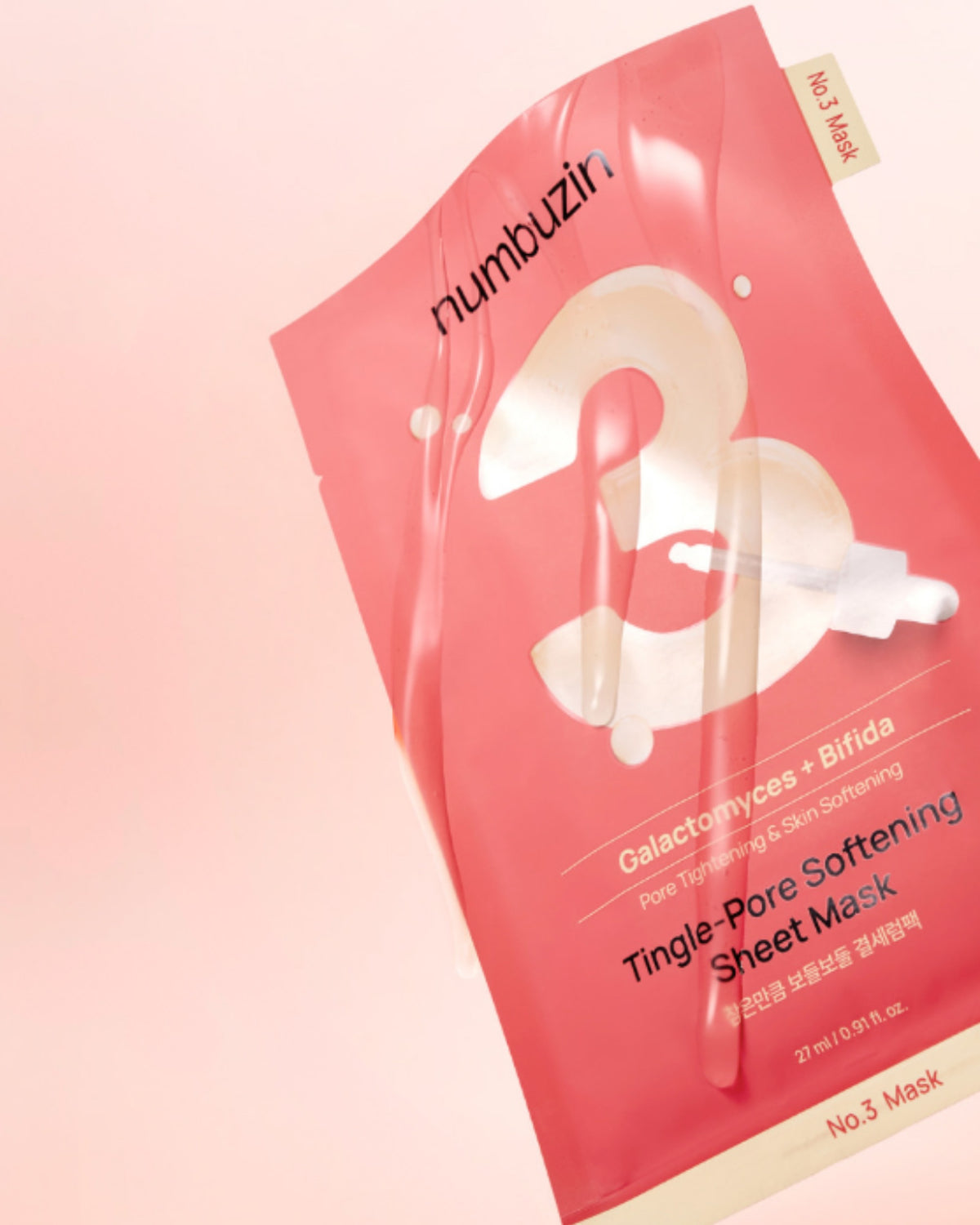 [ numbuzin ] No.3 Tingle-Pore Softening Sheet Mask 27ml (5ea)