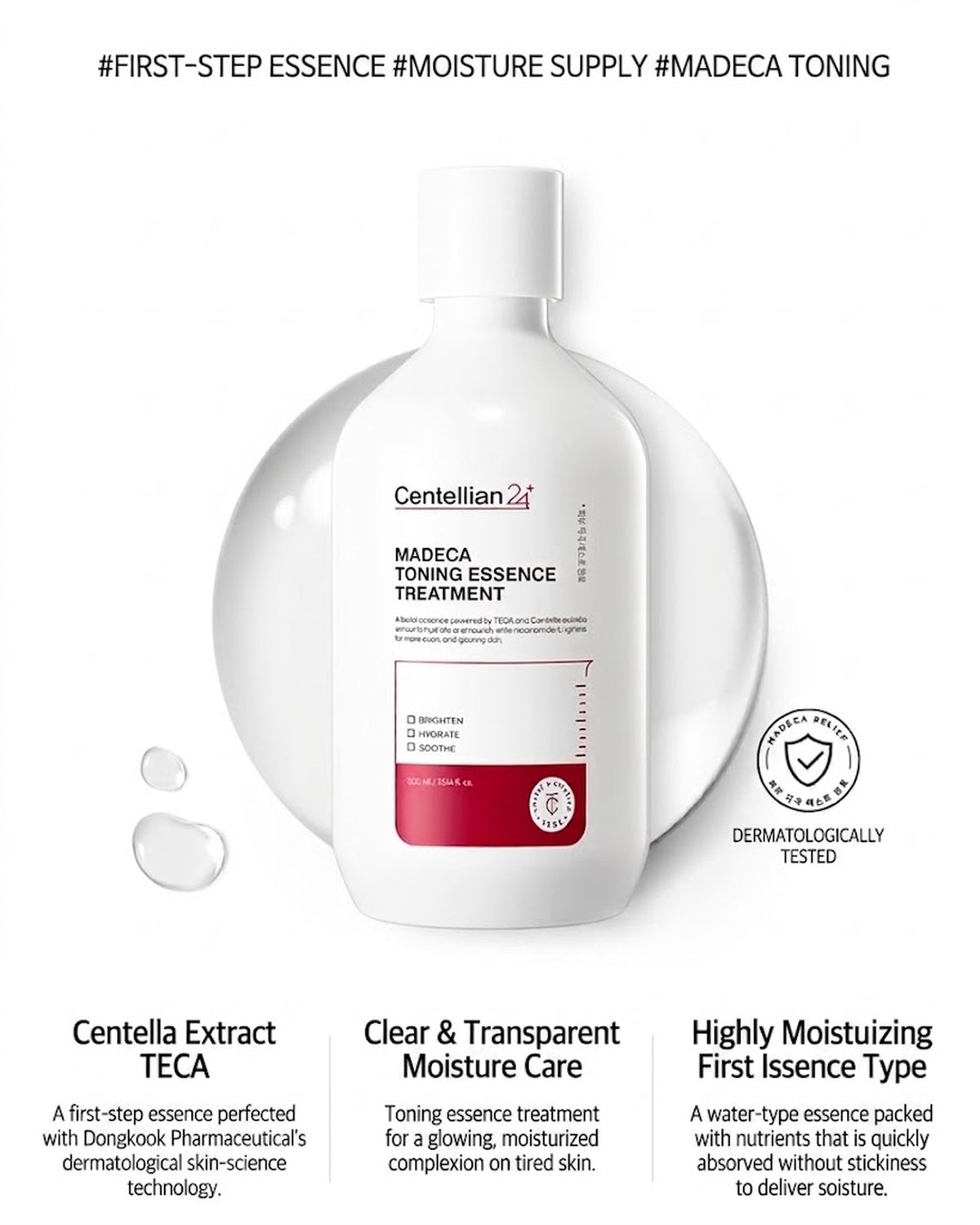 [ Centellian24 ] Madeca Toning Essence Treatment 300ml