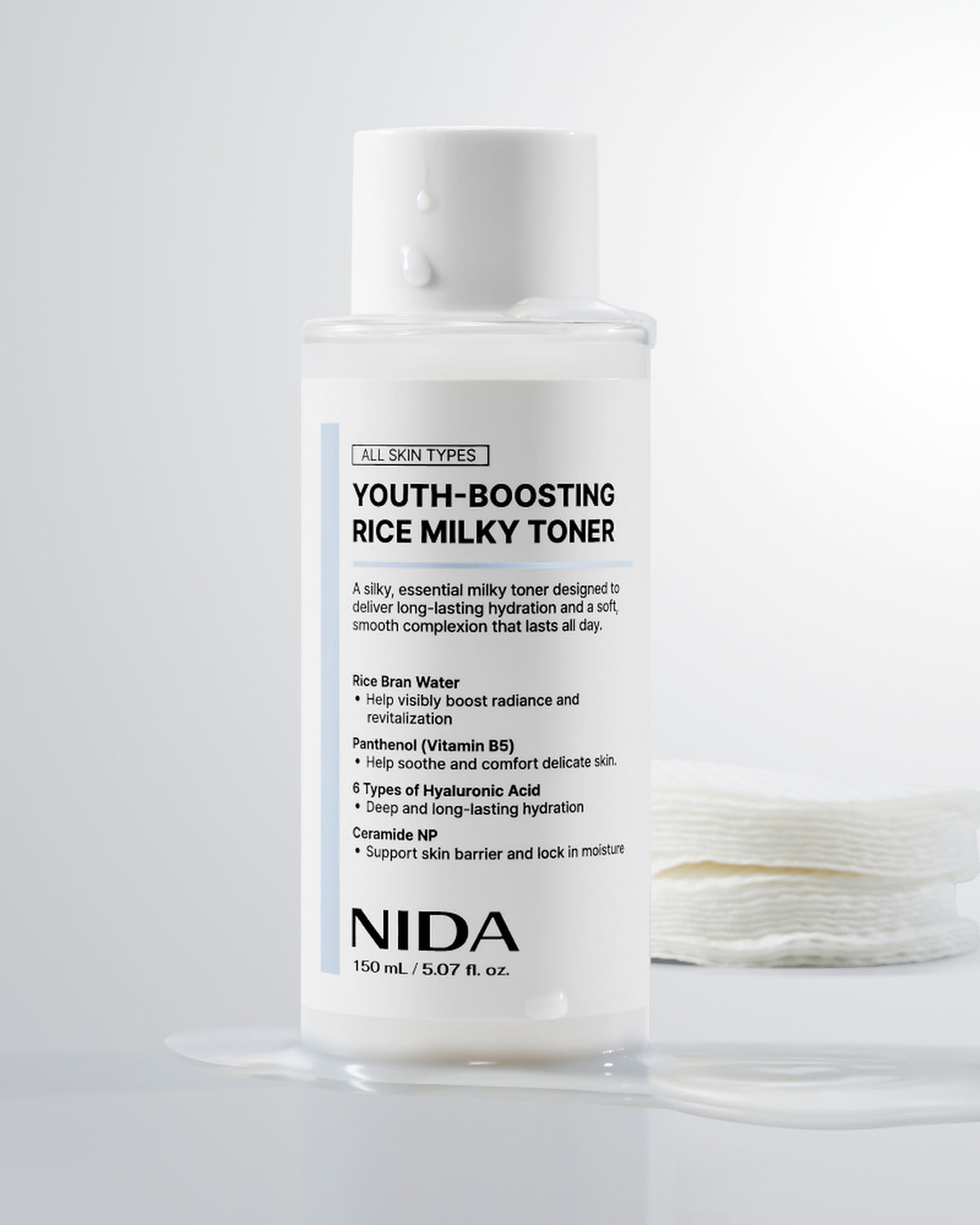 [ NIDA ] Youth-Boosting Rice Milky Toner 150ml