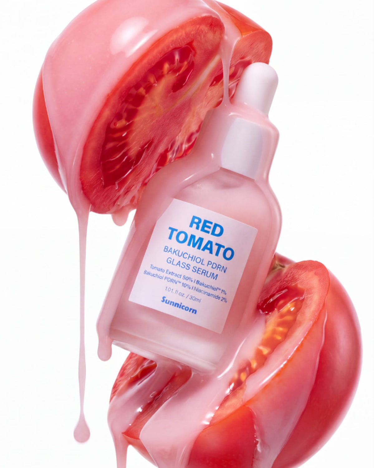 [ Sunnycorn ] Red Tomato Bakuchiol PDRN Glass Serum 30ml