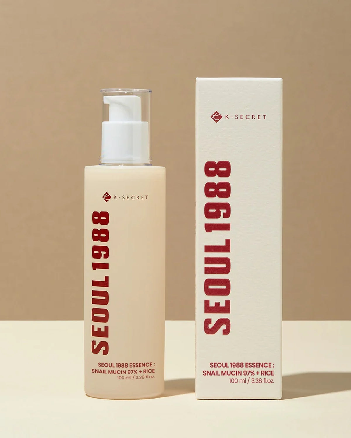 [ K-SECRET ] SEOUL 1988 Essence : Snail Mucin 97% + Rice 100ml