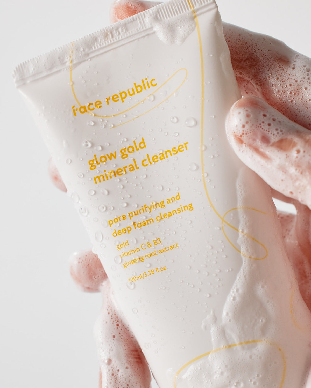 [ Face Republic ] Glow Gold Mineral Cleanser 100ml