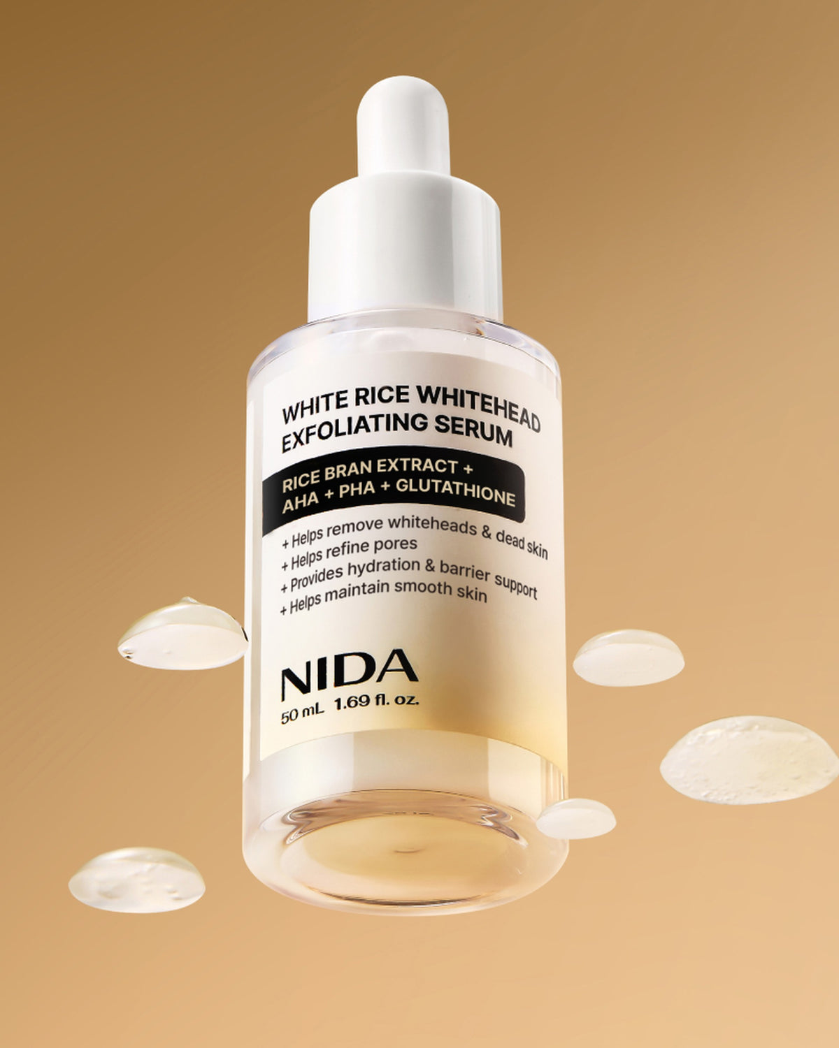[ NIDA ] White Rice Whitehead Exfoliating Serum 50ml