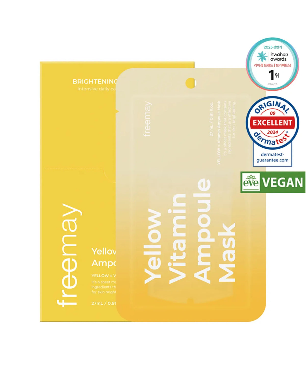 [ FREEMAY ] Yellow Vitamin Ampoule Mask 27ml