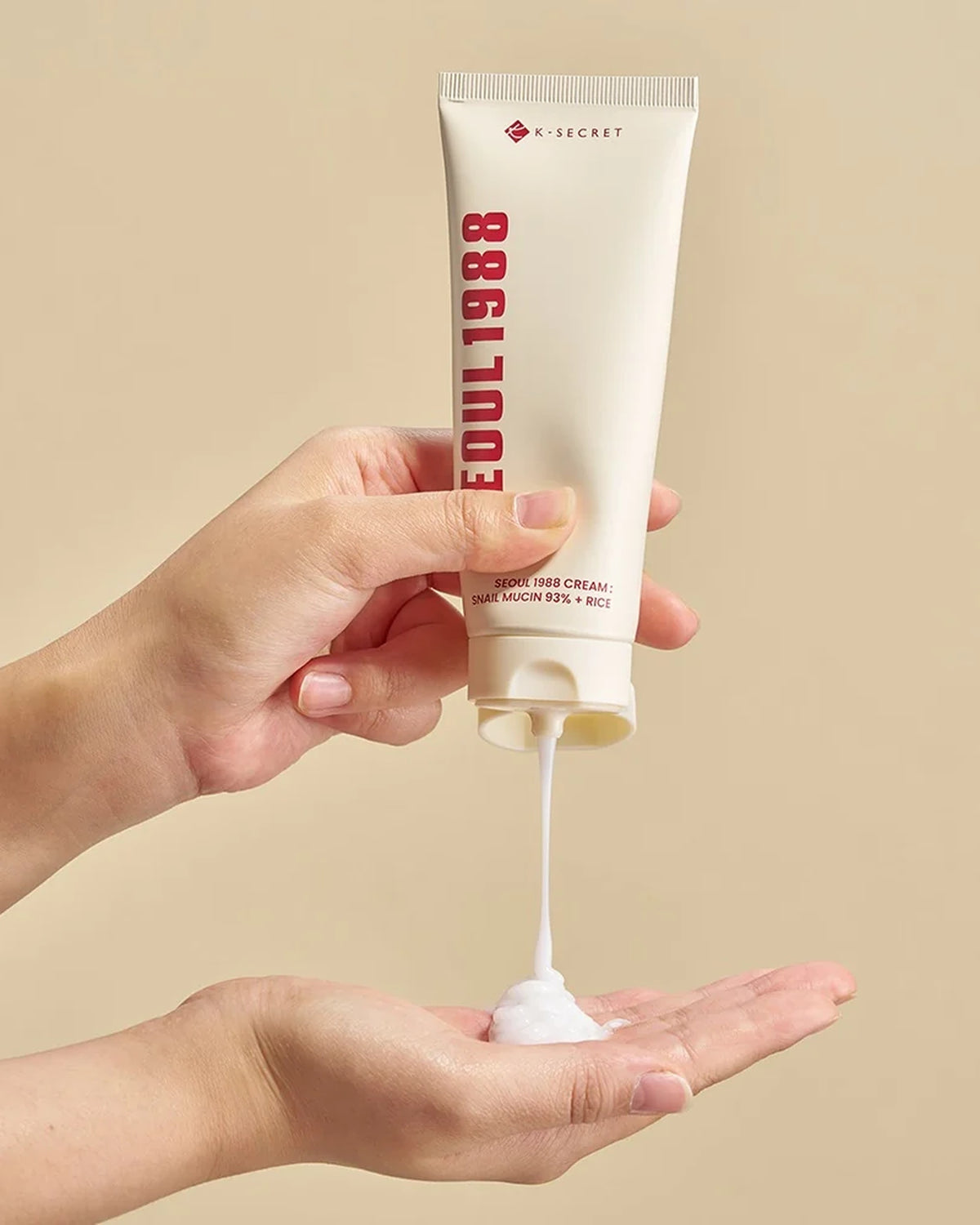 [ K-SECRET ] SEOUL 1988 Cream : Snail Mucin 93% + Rice 100ml
