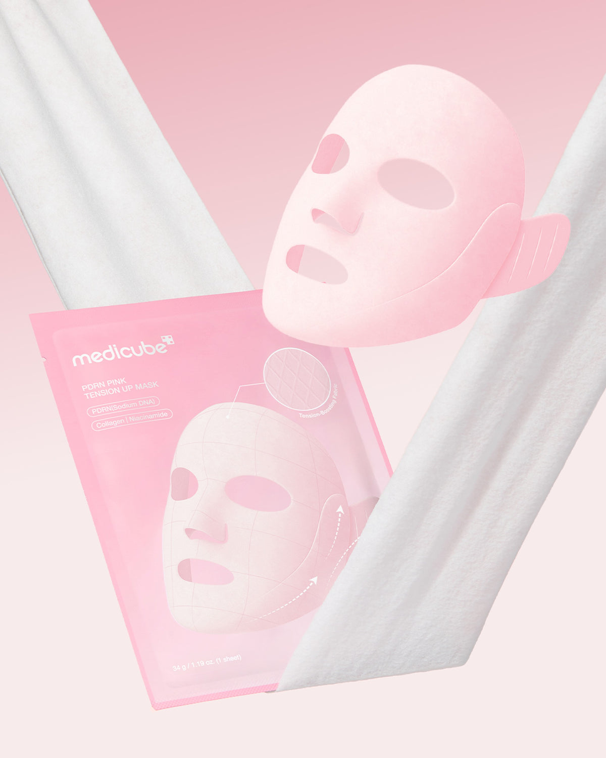 [ Medicube ] PDRN Pink Lift Up Mask 4ea