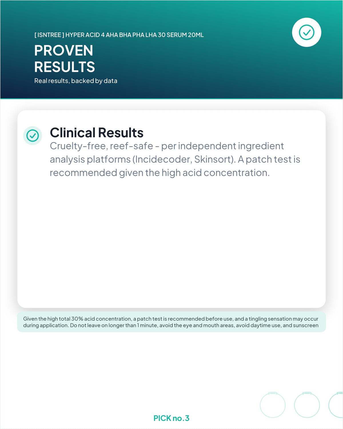 [ Isntree ] Hyper Acid 4 AHA BHA PHA LHA 30 Serum 20ml