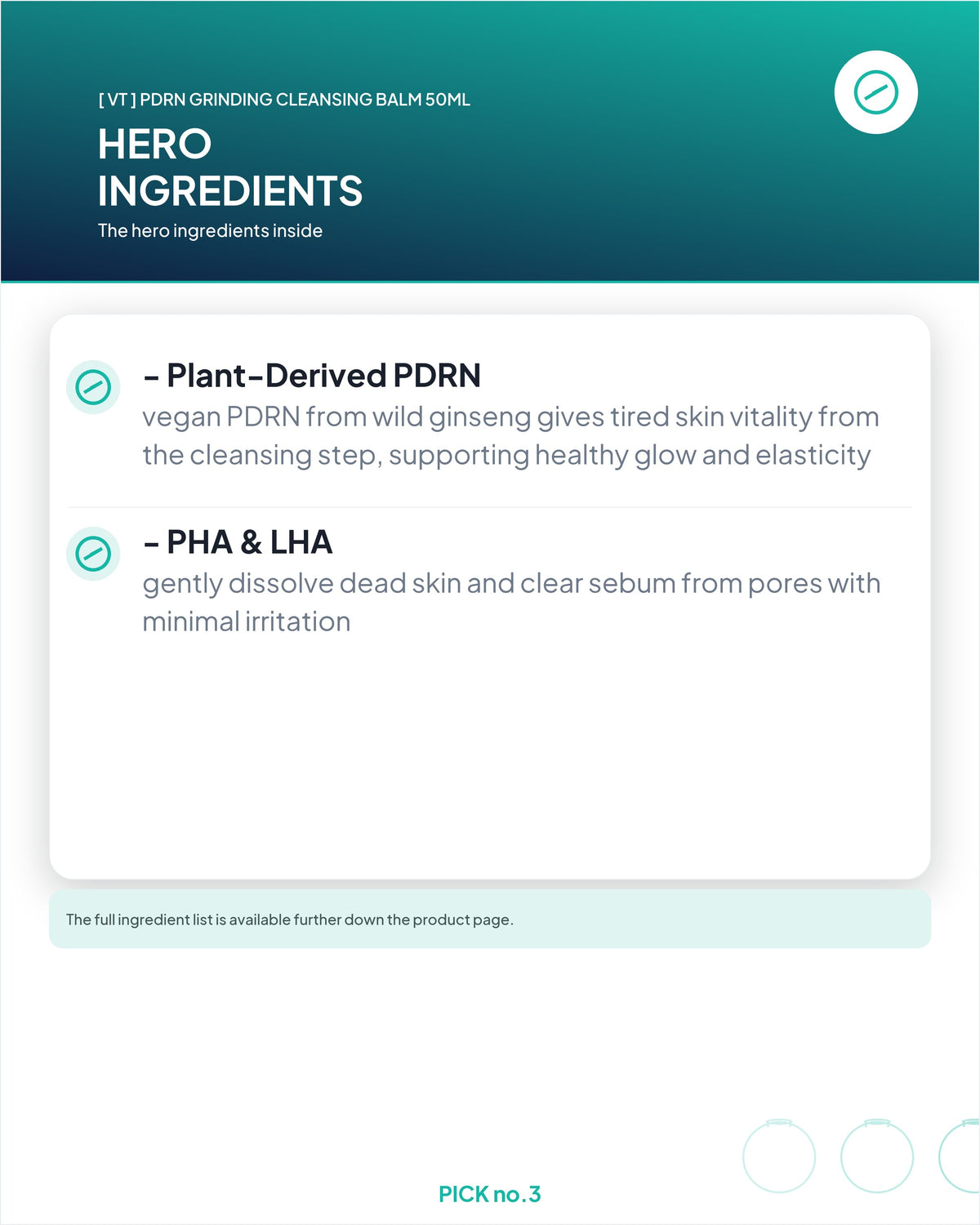 [ VT ] PDRN Grinding Cleansing Balm 50ml
