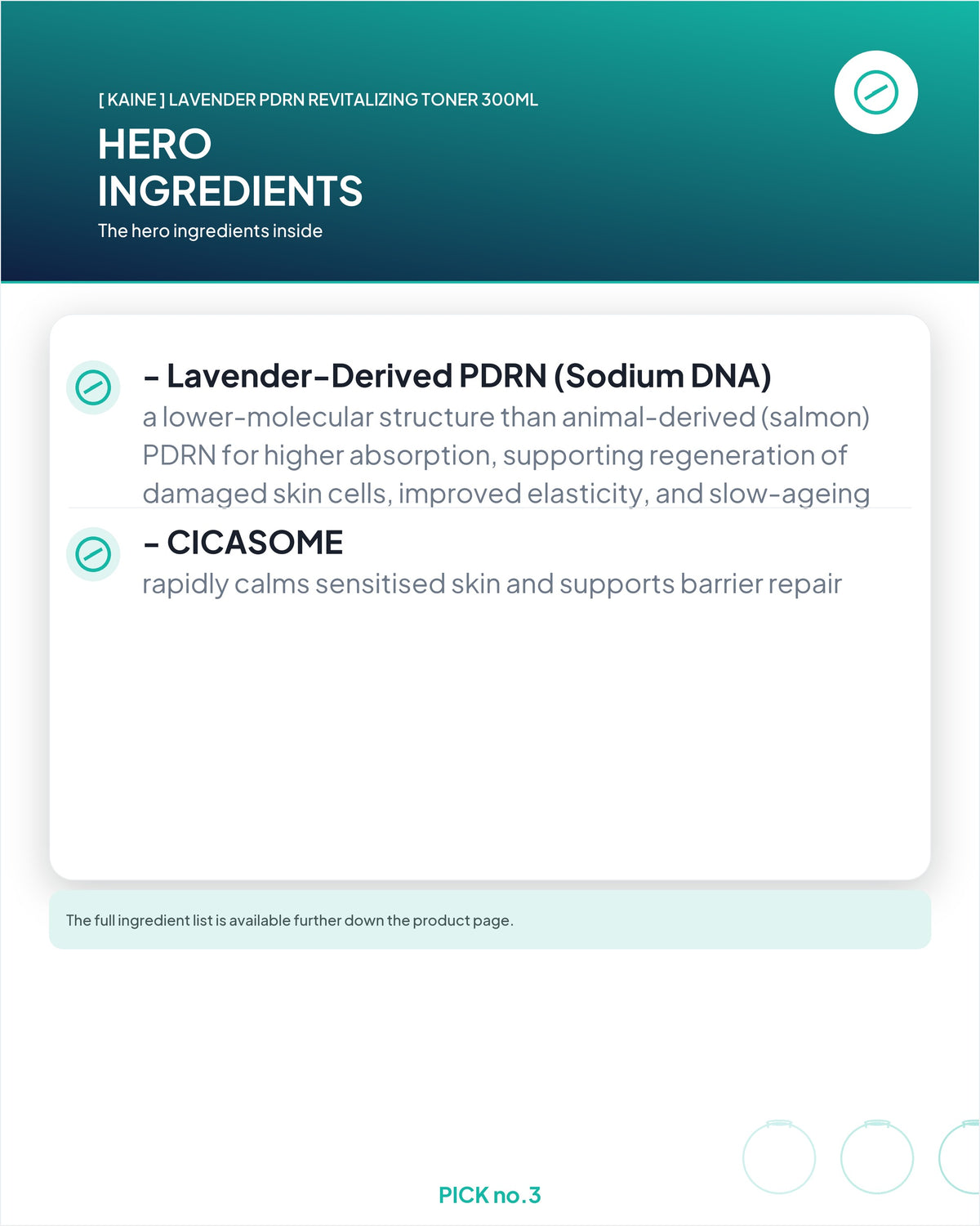[ KAINE ] Lavender PDRN Revitalizing Toner 300ml