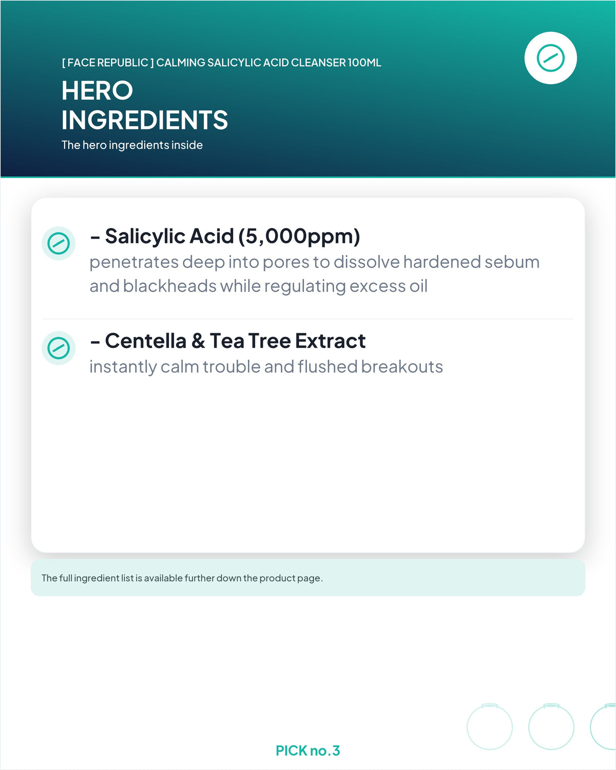 [ Face Republic ] Calming Salicylic Acid Cleanser 100ml