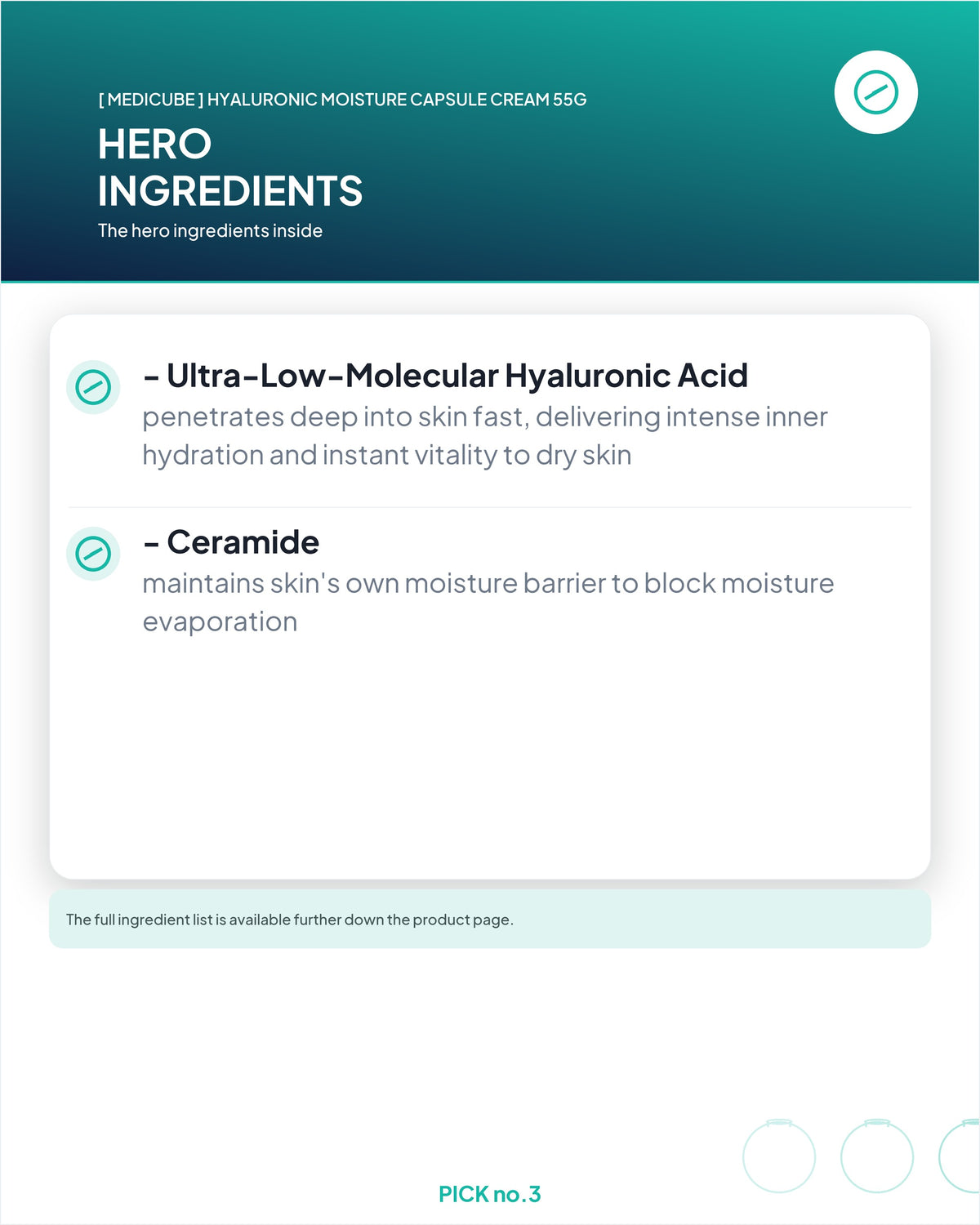 [ Medicube ] Hyaluronic Moisture Capsule Cream 55g