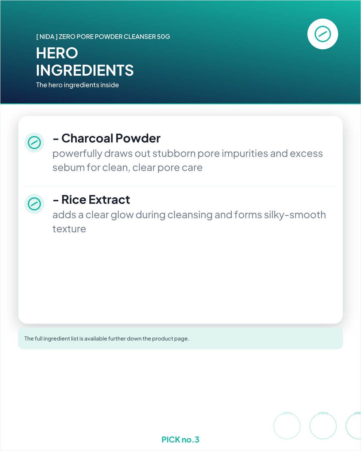 [ NIDA ] Zero Pore Powder Cleanser 50g