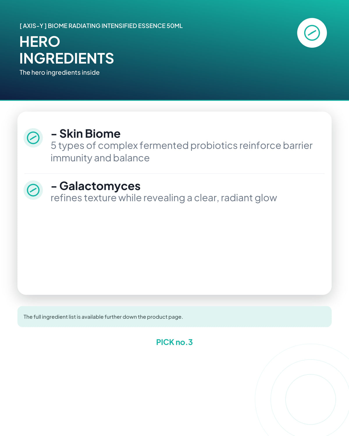 [ AXIS-Y ] Biome Radiating Intensified Essence 50ml