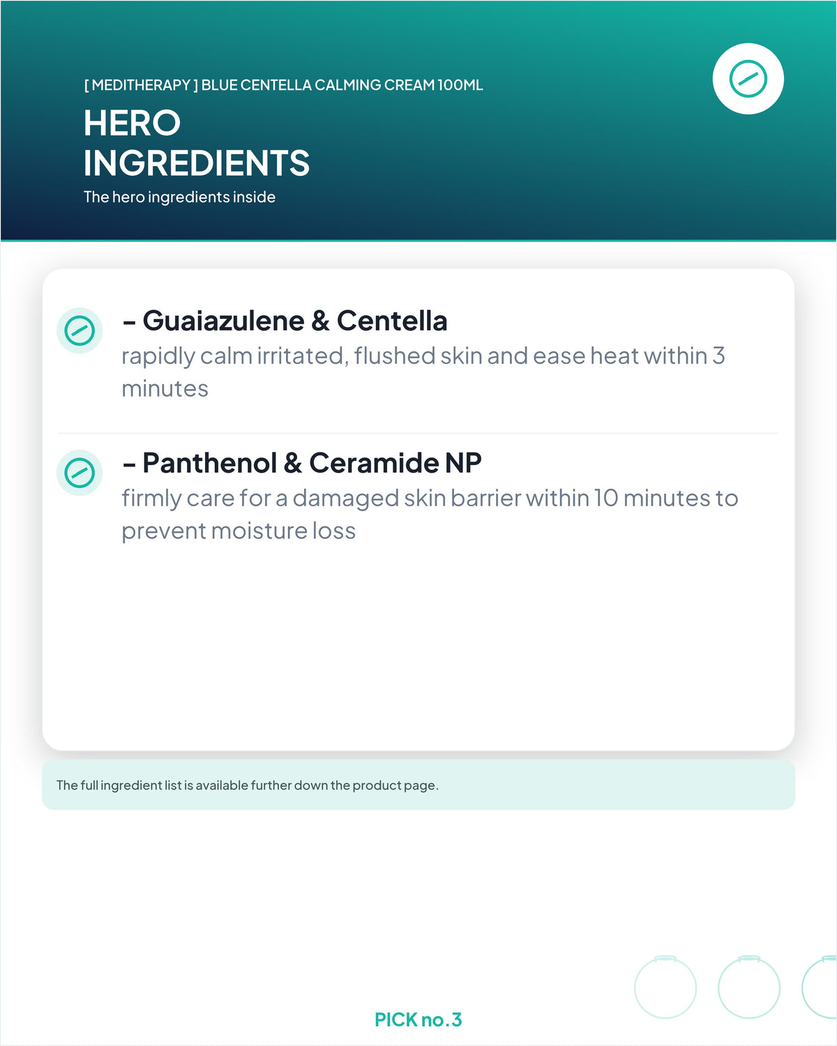 [ Meditherapy ] Blue Centella Calming Cream 100ml