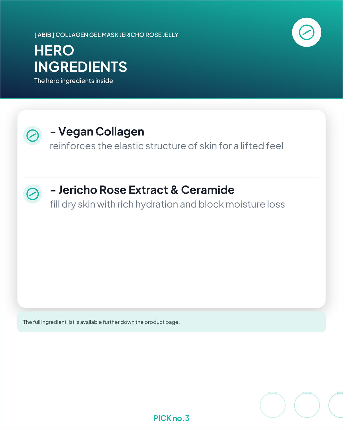 [ Abib ] Collagen Gel Mask Jericho Rose Jelly