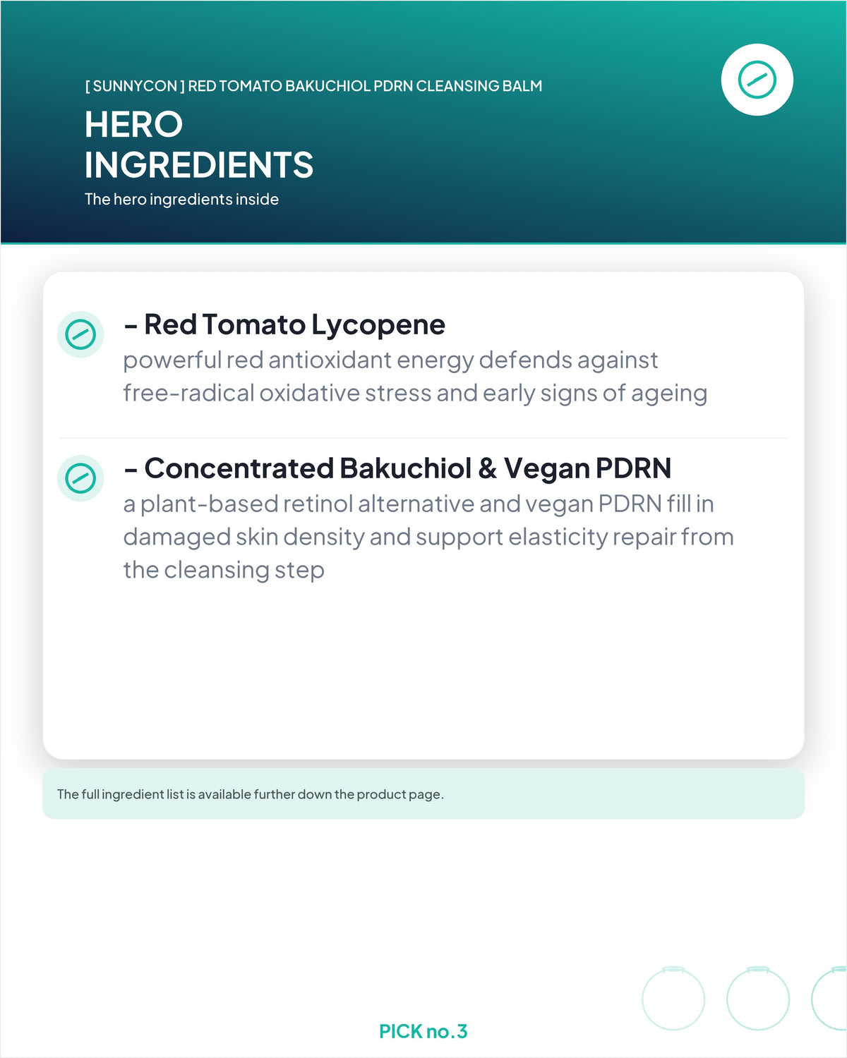 [ Sunnycorn ] Red Tomato Bakuchiol PDRN Cleansing Balm 100ml