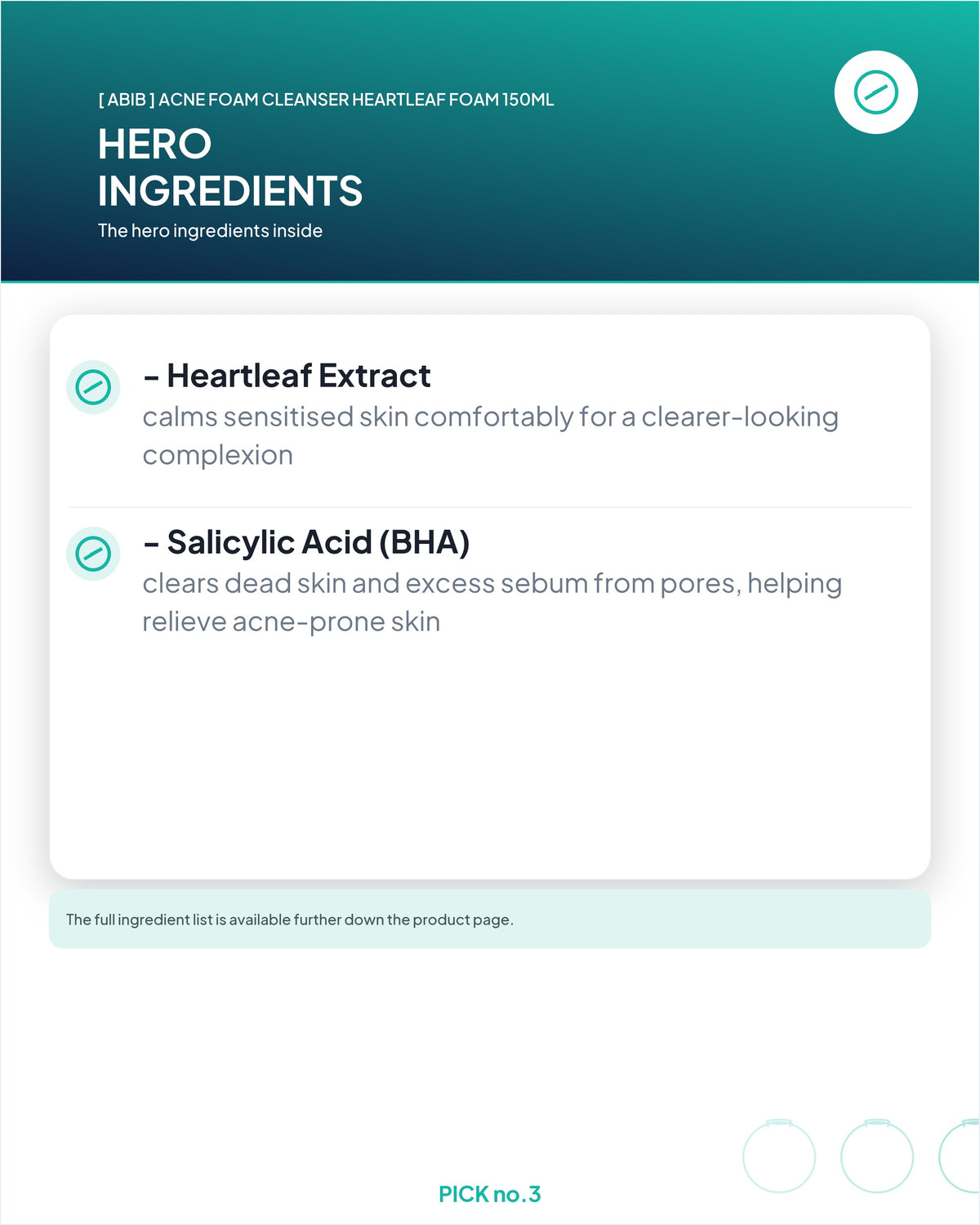 [ Abib ] Acne Foam Cleanser Heartleaf Foam 150ml