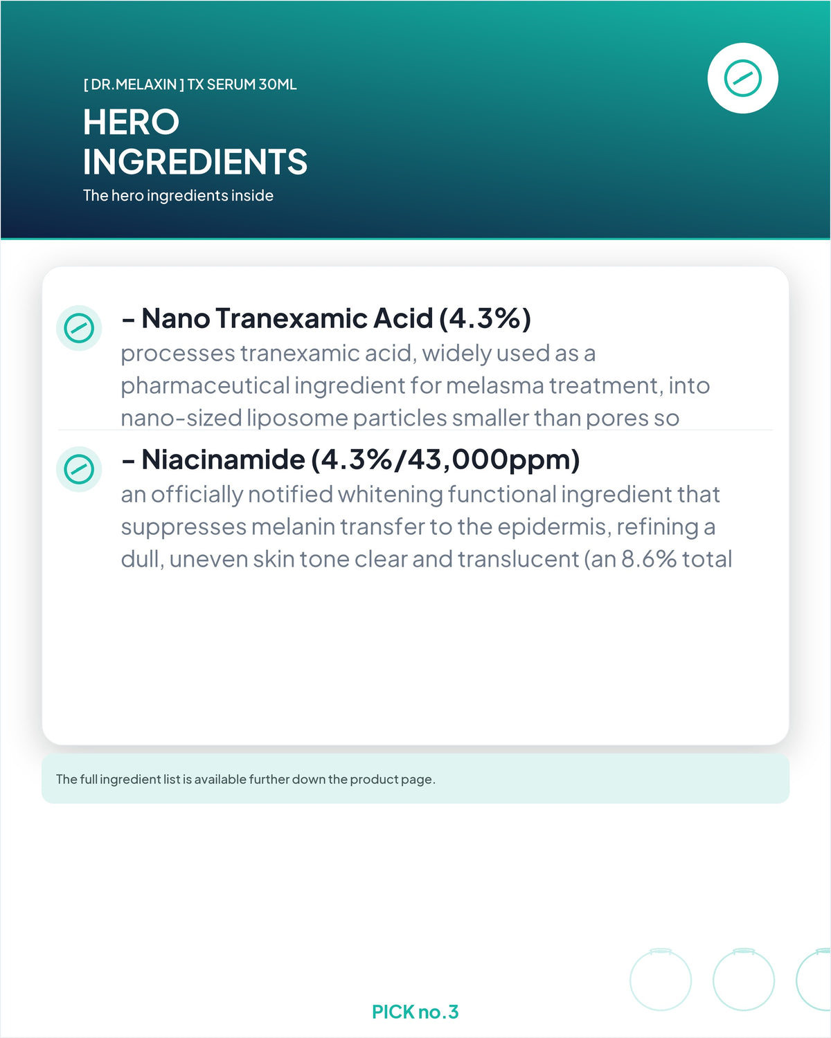 [ Dr.Melaxin ] TX Ampoule 30ml