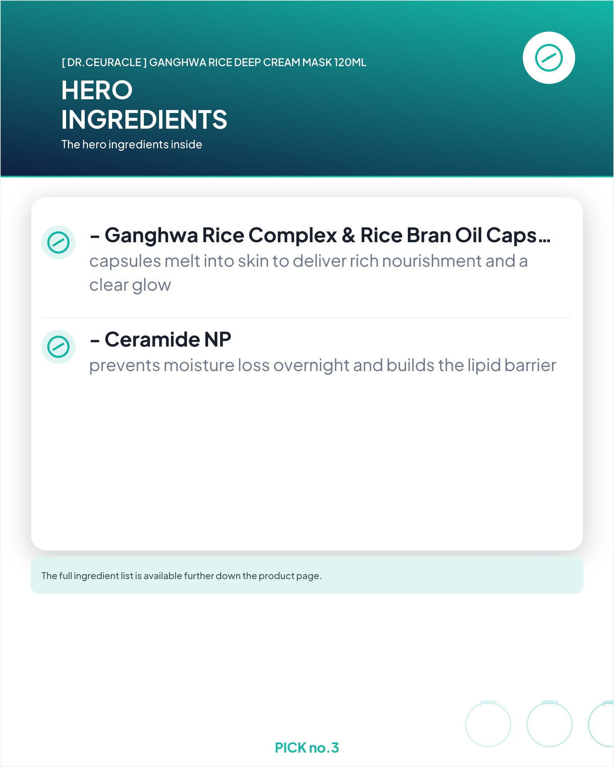 [ Dr.Ceuracle ] Ganghwa Rice Deep Cream Mask 120ml