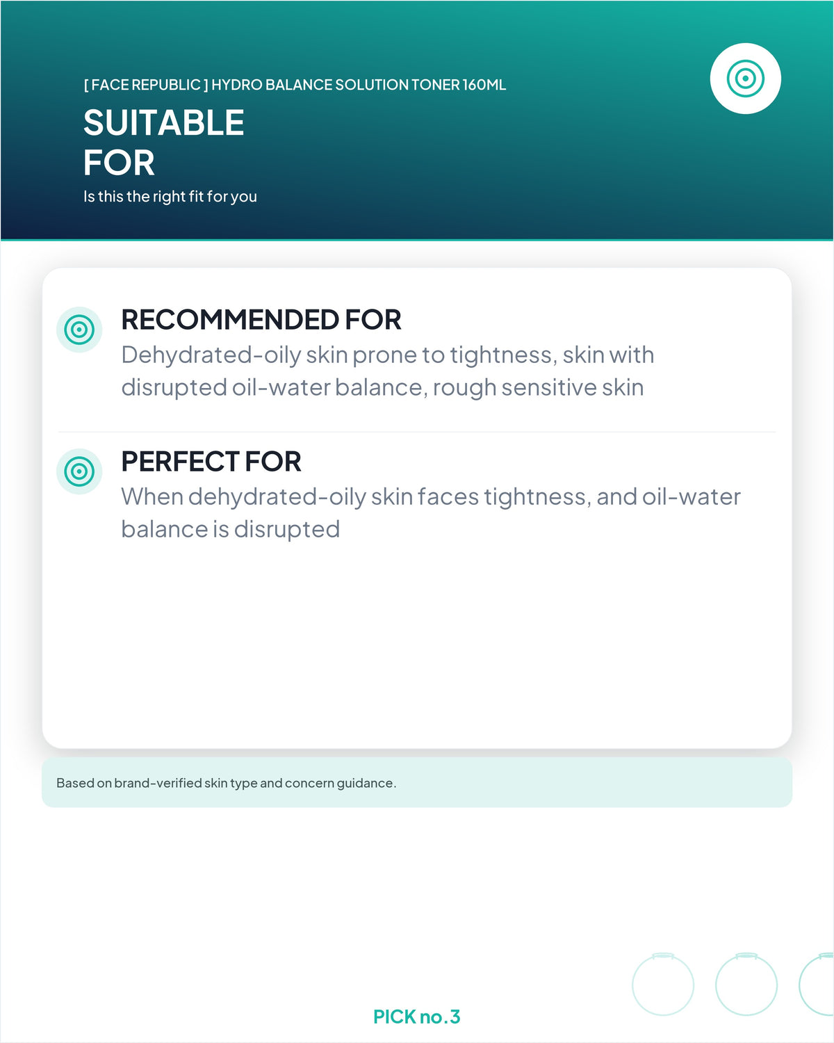 [ Face Republic ] Hydro Balance Solution Toner 160ml