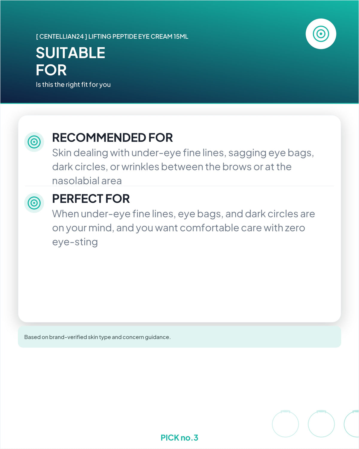 [ Centellian24 ] Lifting Peptide Eye Cream 15ml