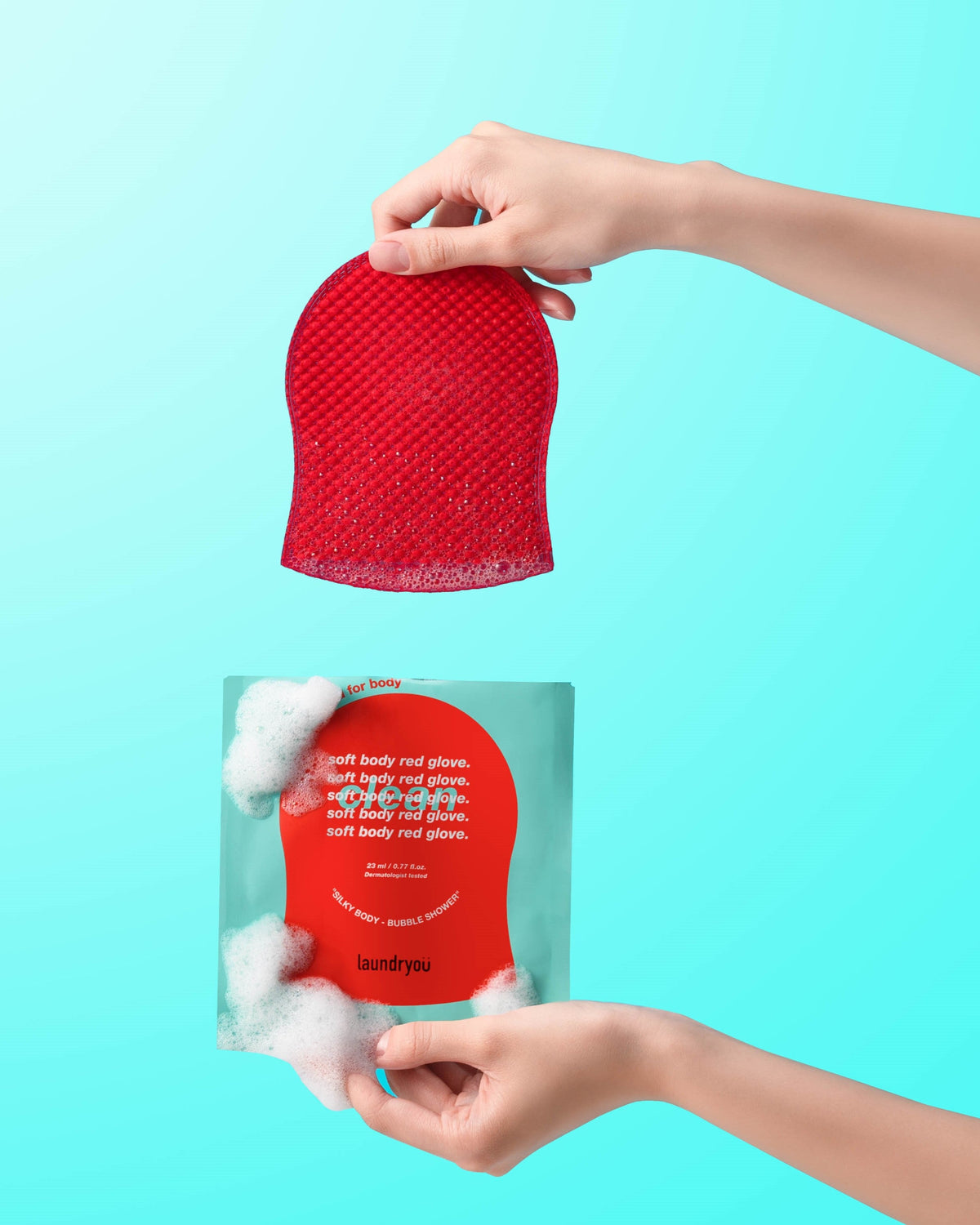 [ laundryou ] Soft Body Red Glove Clean 23ml x 5ea