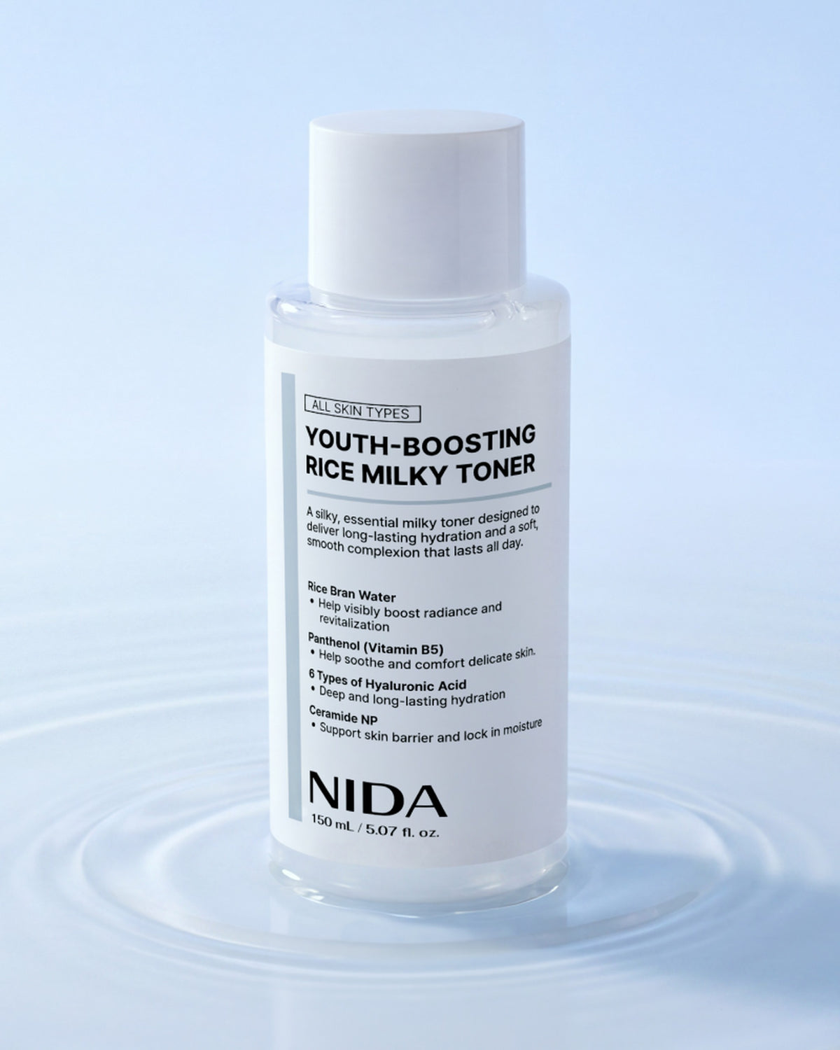 [ NIDA ] Youth-Boosting Rice Milky Toner 150ml