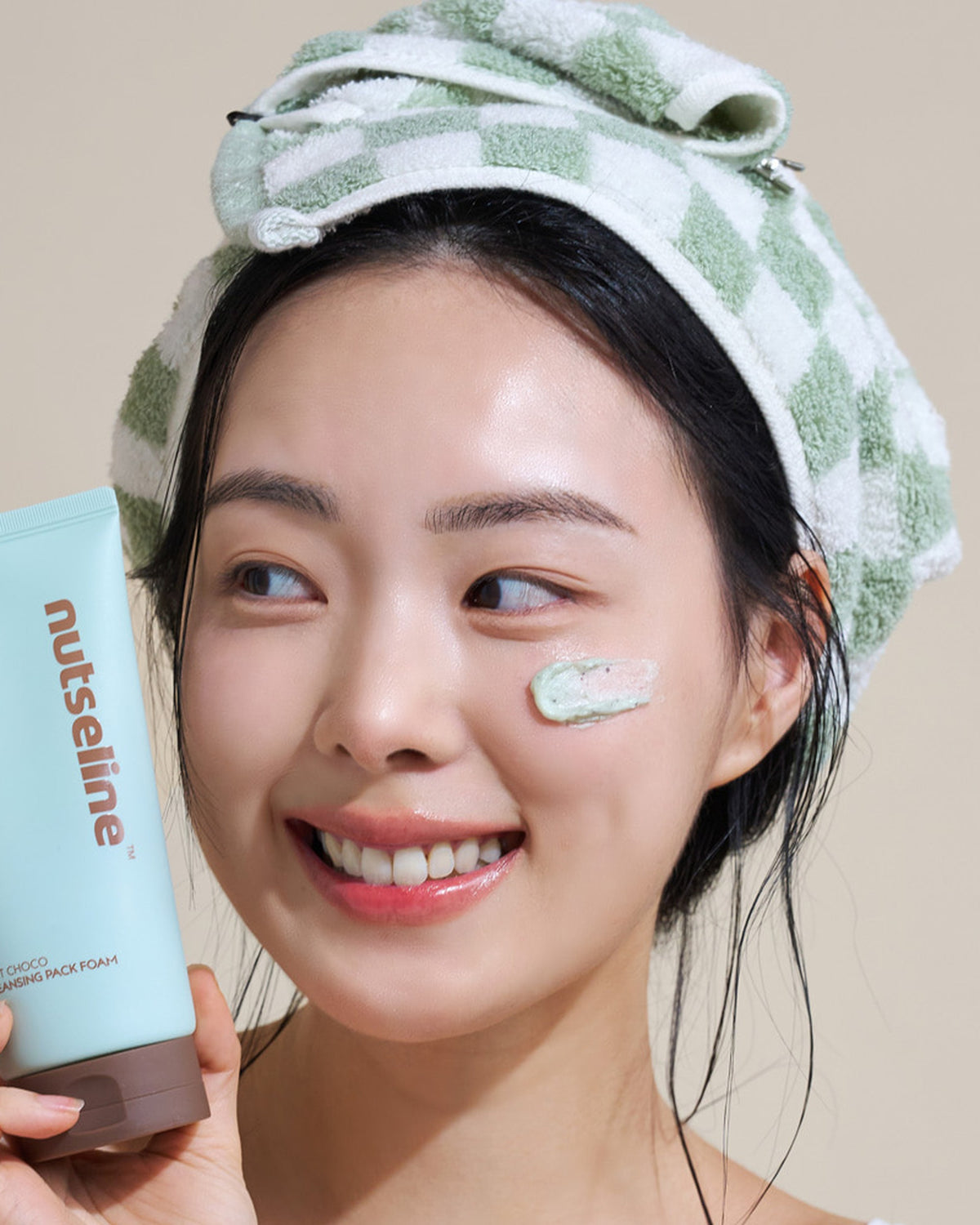 [ Nutseline ] Mint Choco Cleansing Pack Foam 130g