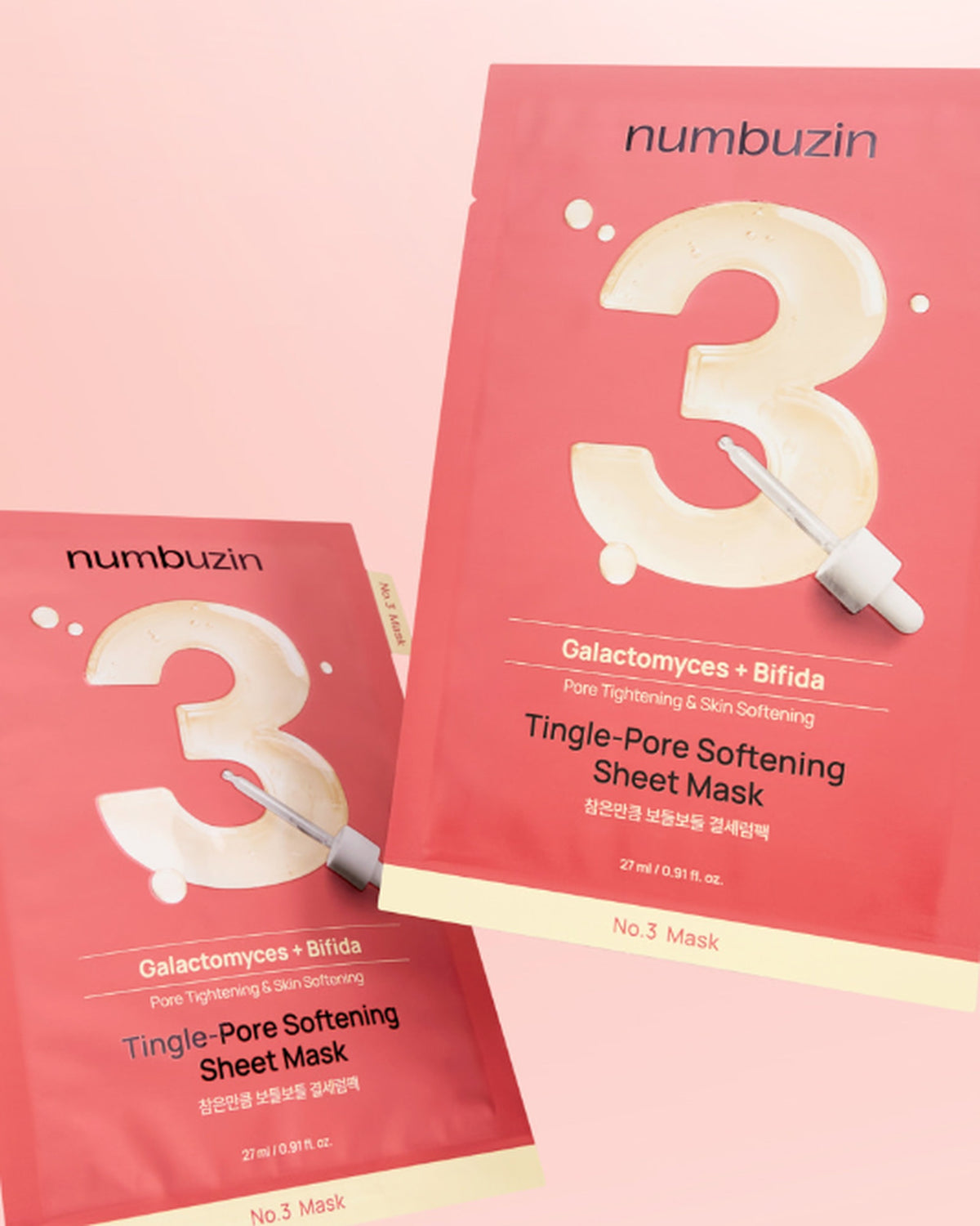 [ numbuzin ] No.3 Tingle-Pore Softening Sheet Mask 27ml (5ea)