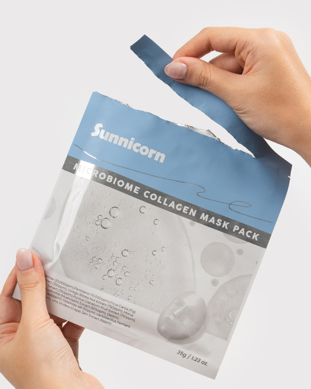 [ Sunnycorn ] Microbiome Collagen Mask Pack 4 Sheets