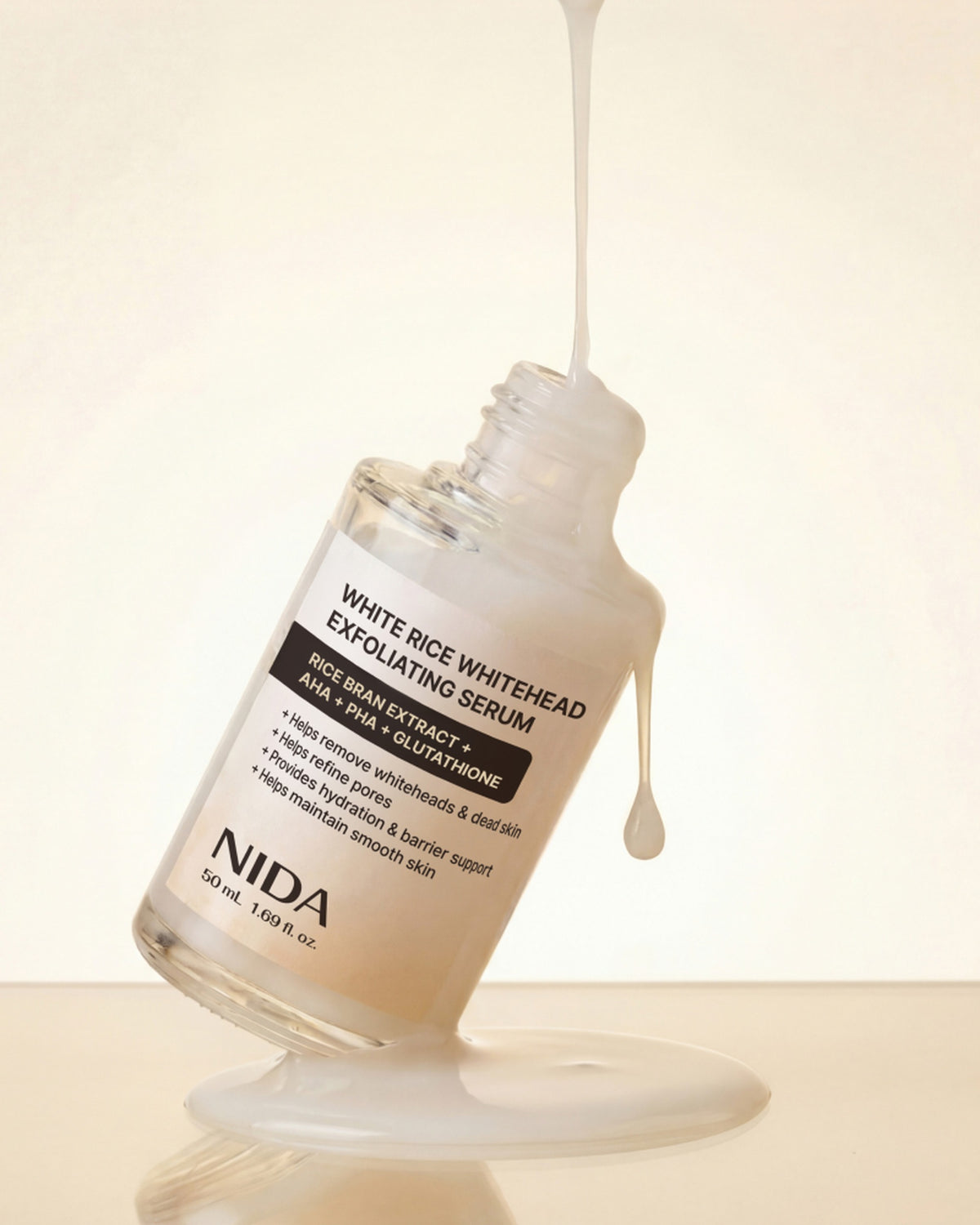 [ NIDA ] White Rice Whitehead Exfoliating Serum 50ml