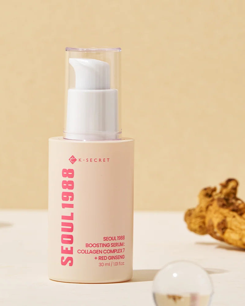 [ K-SECRET ] SEOUL 1988 Boosting Serum : Collagen Complex 7 + Red Ginseng 30ml