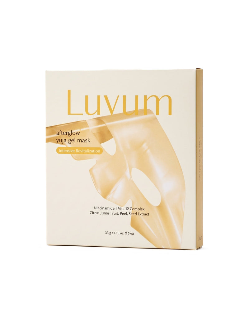 [ luvum ] After Glow Yuja Gel Mask 33g 5 Sheets