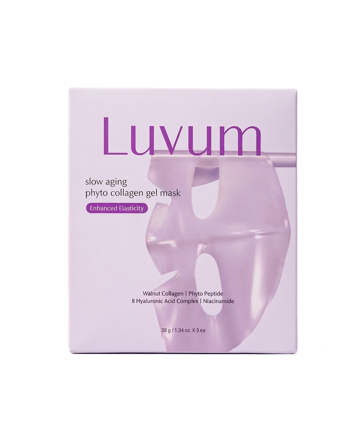 [ luvum ] Slow Aging Phyto Collagen Gel Mask 38g 5 Sheets