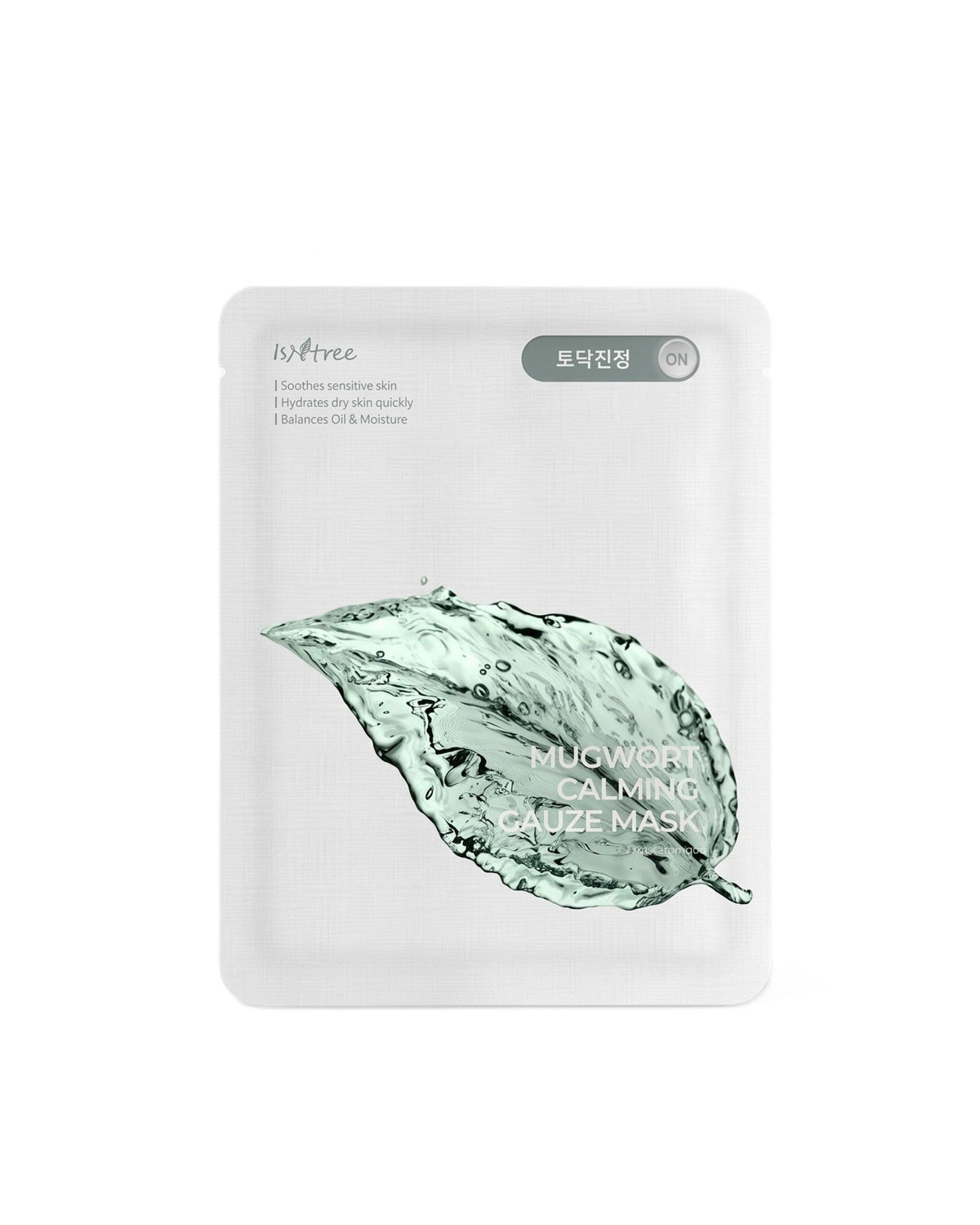 [ Isntree ] Mugwort Calming Gauze Mask 23g 10 Sheets